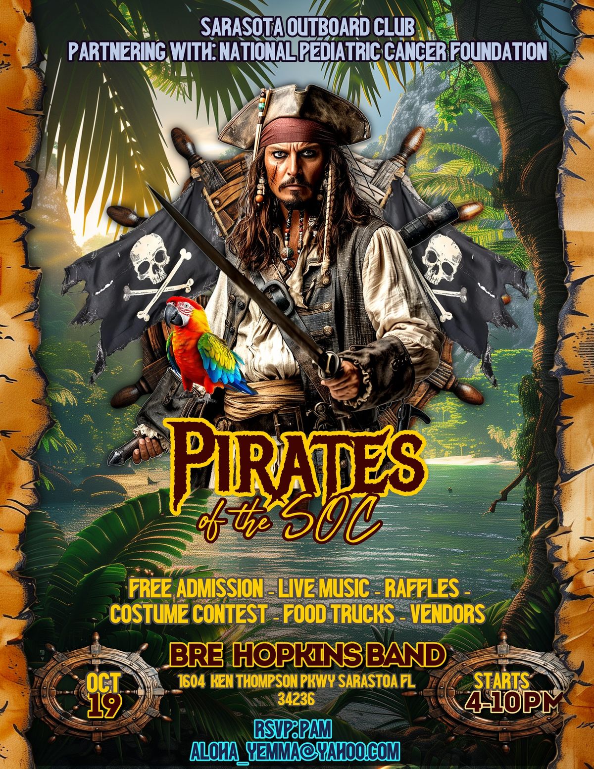 Pirates of the SOC - Partnering with National Pediatric Cancer Foundation