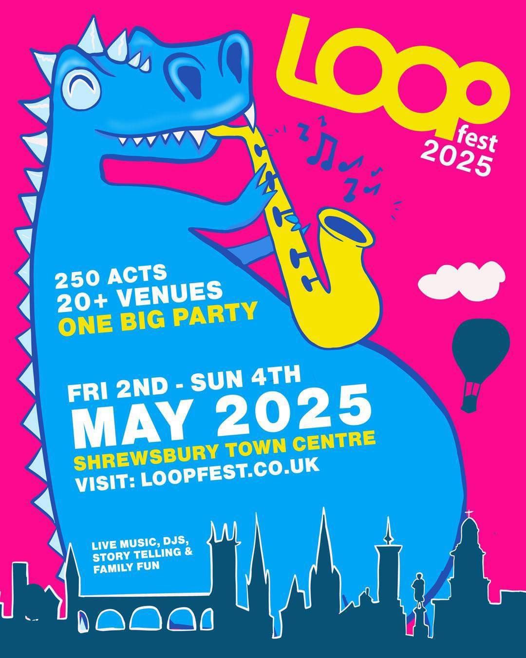 LOOPFEST 2025 - Shrewsbury's Biggest Music Festival