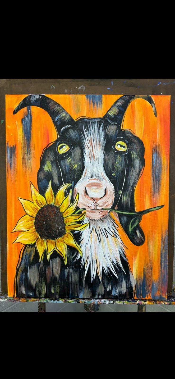 Paint and Pint Night at The Thirsty Goat