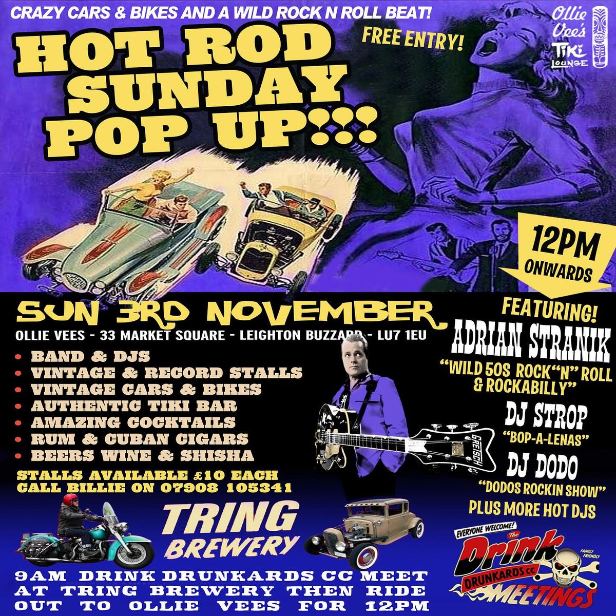 Hot Rod Sunday Pop Up!!!