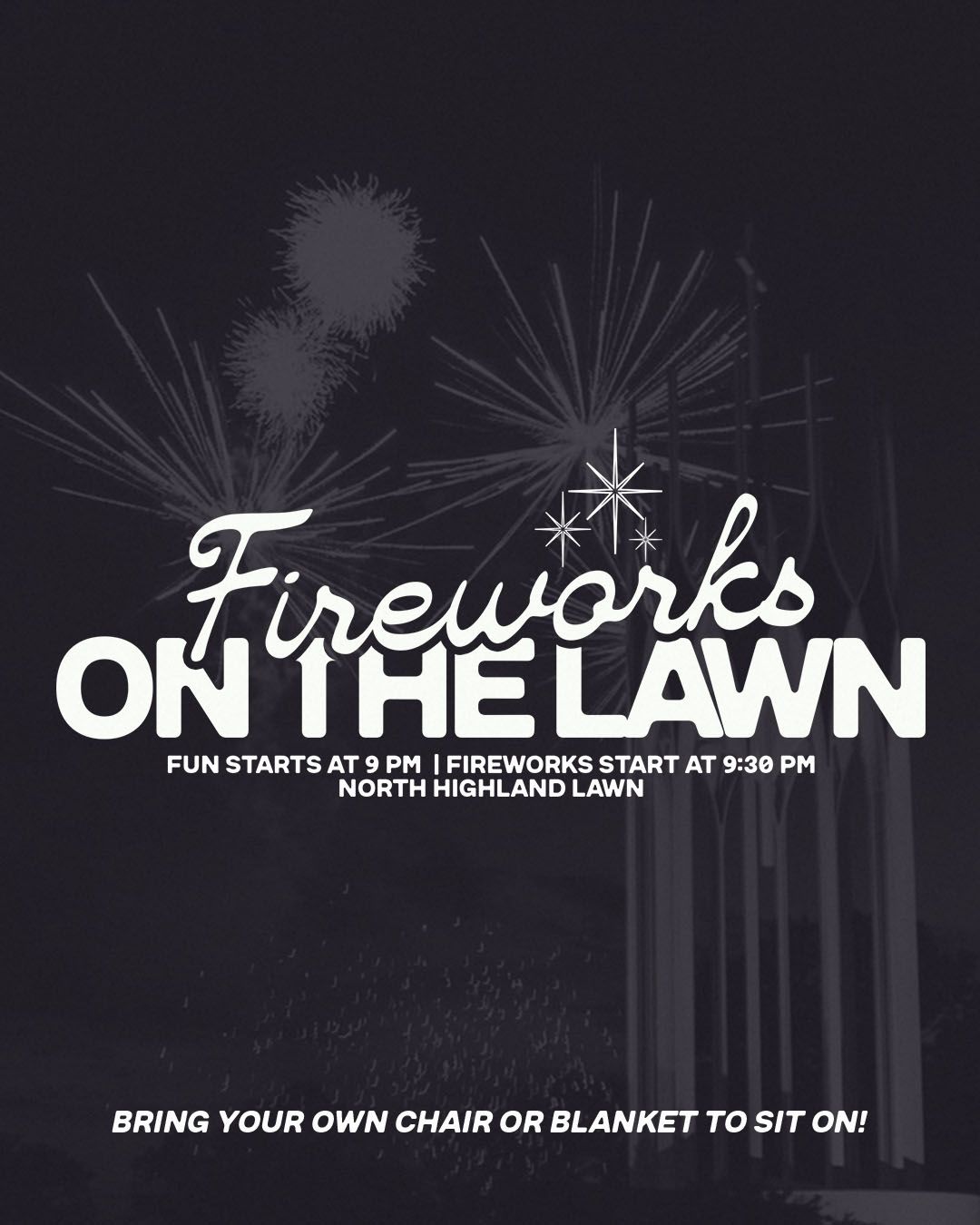 Fireworks on the Lawn