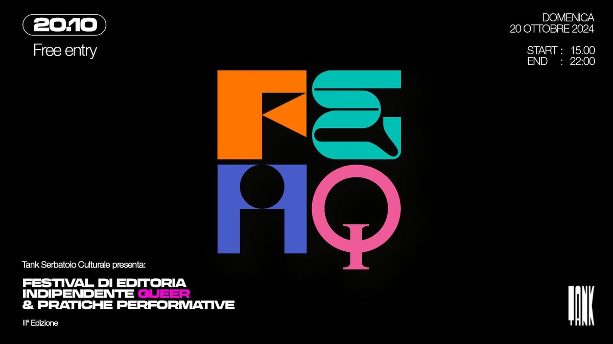 FEIQ - Festival di Editoria Queer e pratiche performative III\u00aa edizione