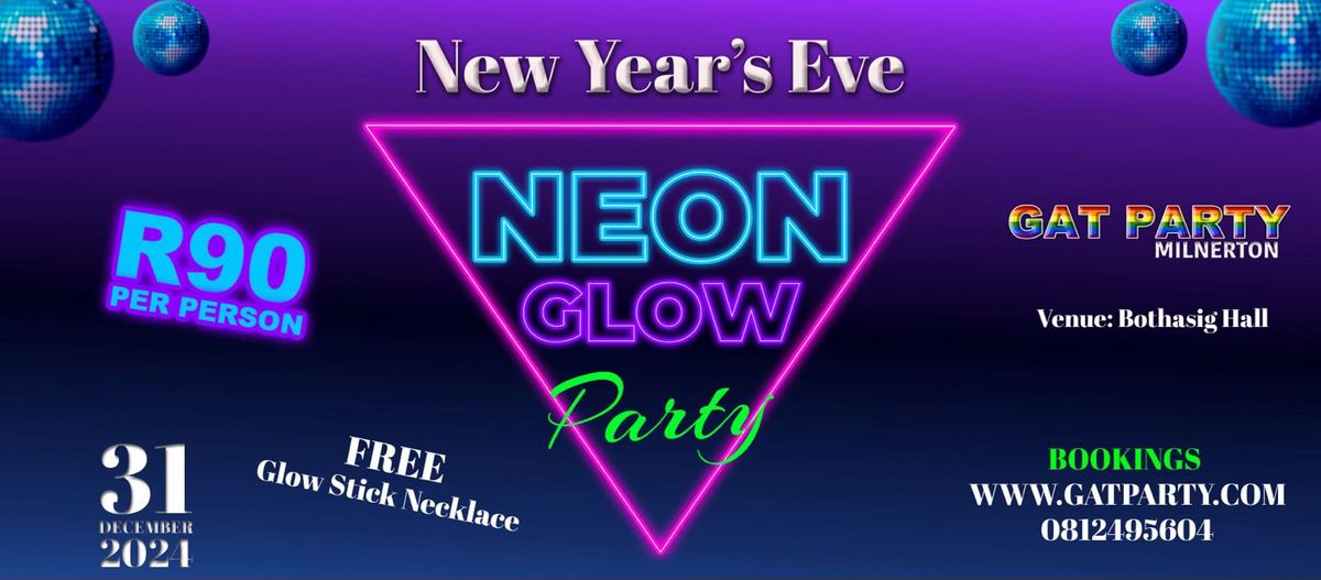 New Years Eve Neon Glow Gat Party