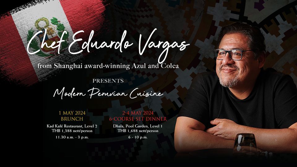 Chef Eduardo Vargas from Shanghai award-winning Azul and Colca