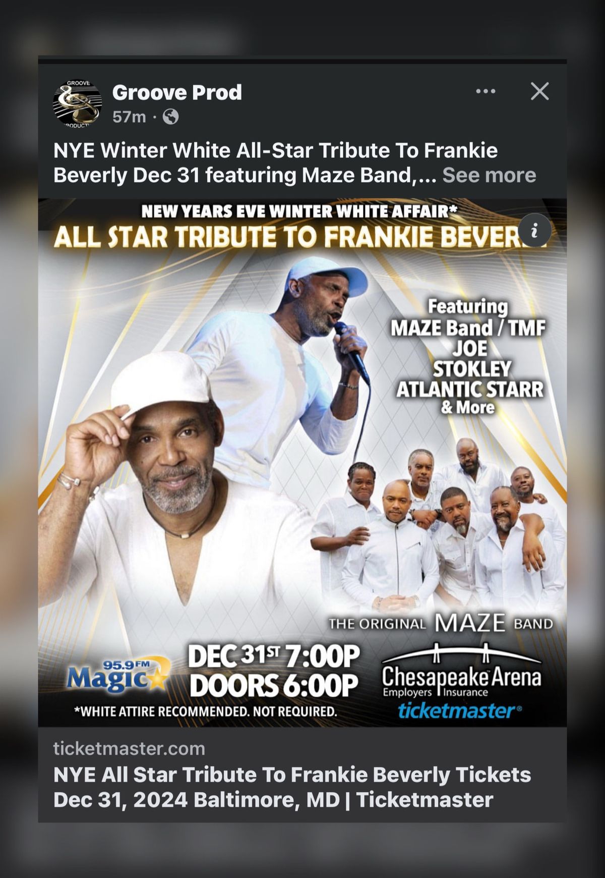 All Star Tribute To Frankie Beverly  