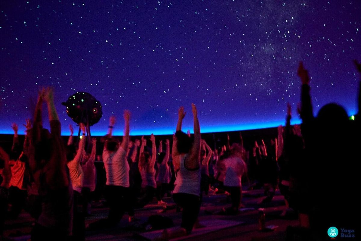 SOLD OUT: \u2728 Yoga Under the Stars @ STL Science Center Planetarium  