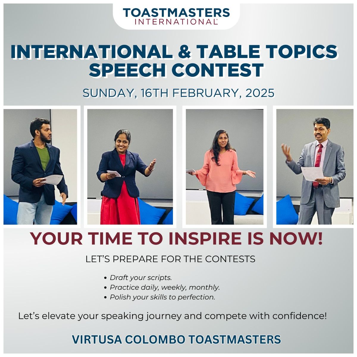 International Speech & Table Topics Contest 2025