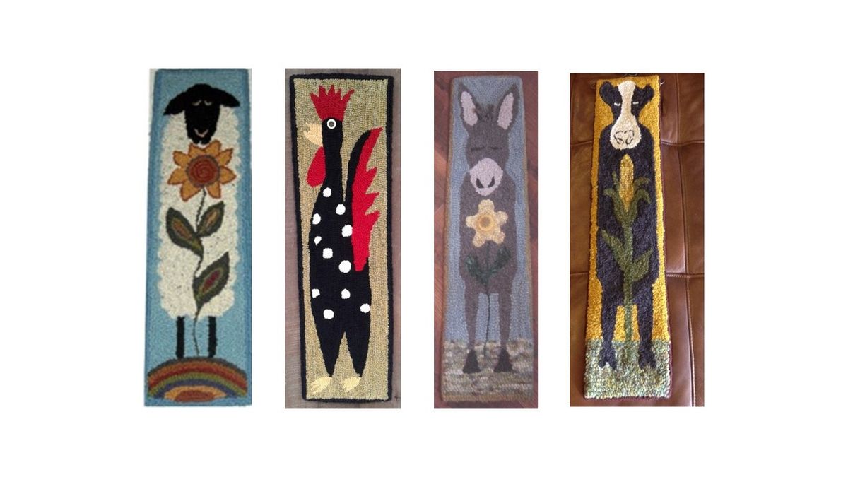 Folk Art Workshop-Creating Long, Skinny Farm Animal Rugs