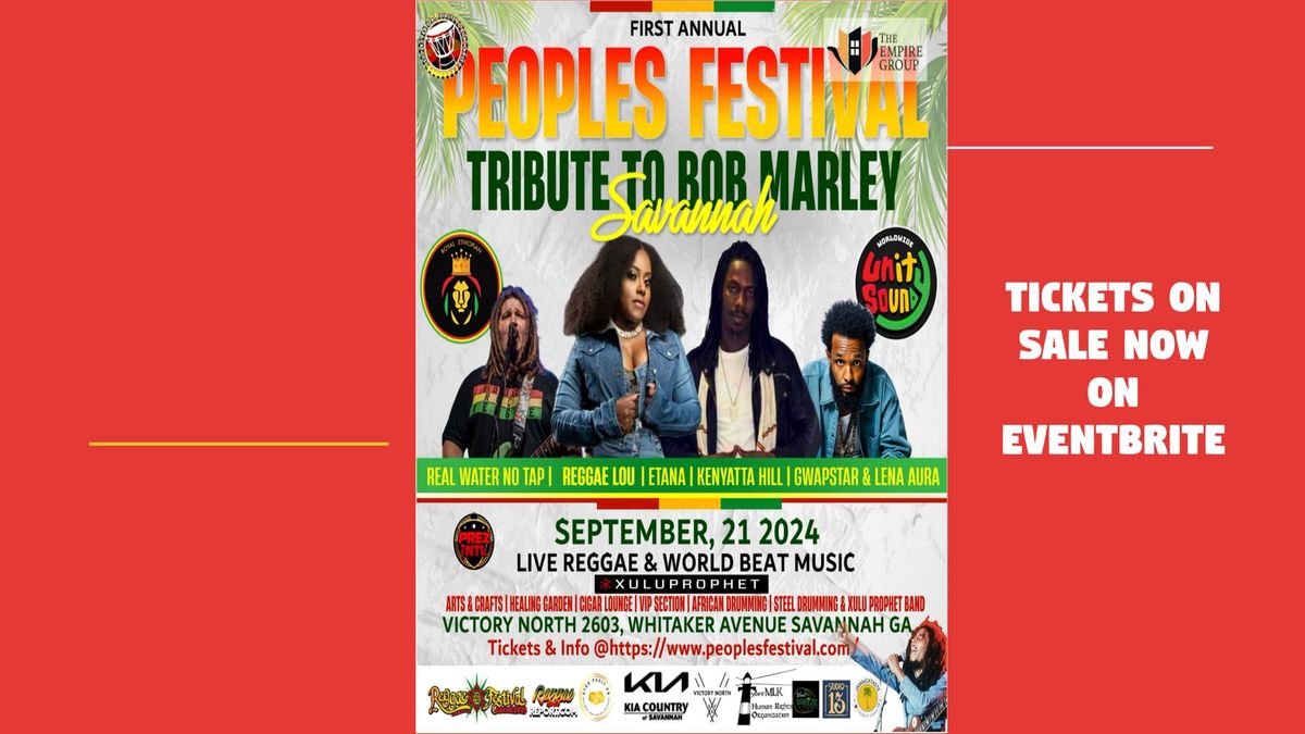 1st Annual People\u2019s Festival Tribute to Bob Marley in Savannah, Georgia