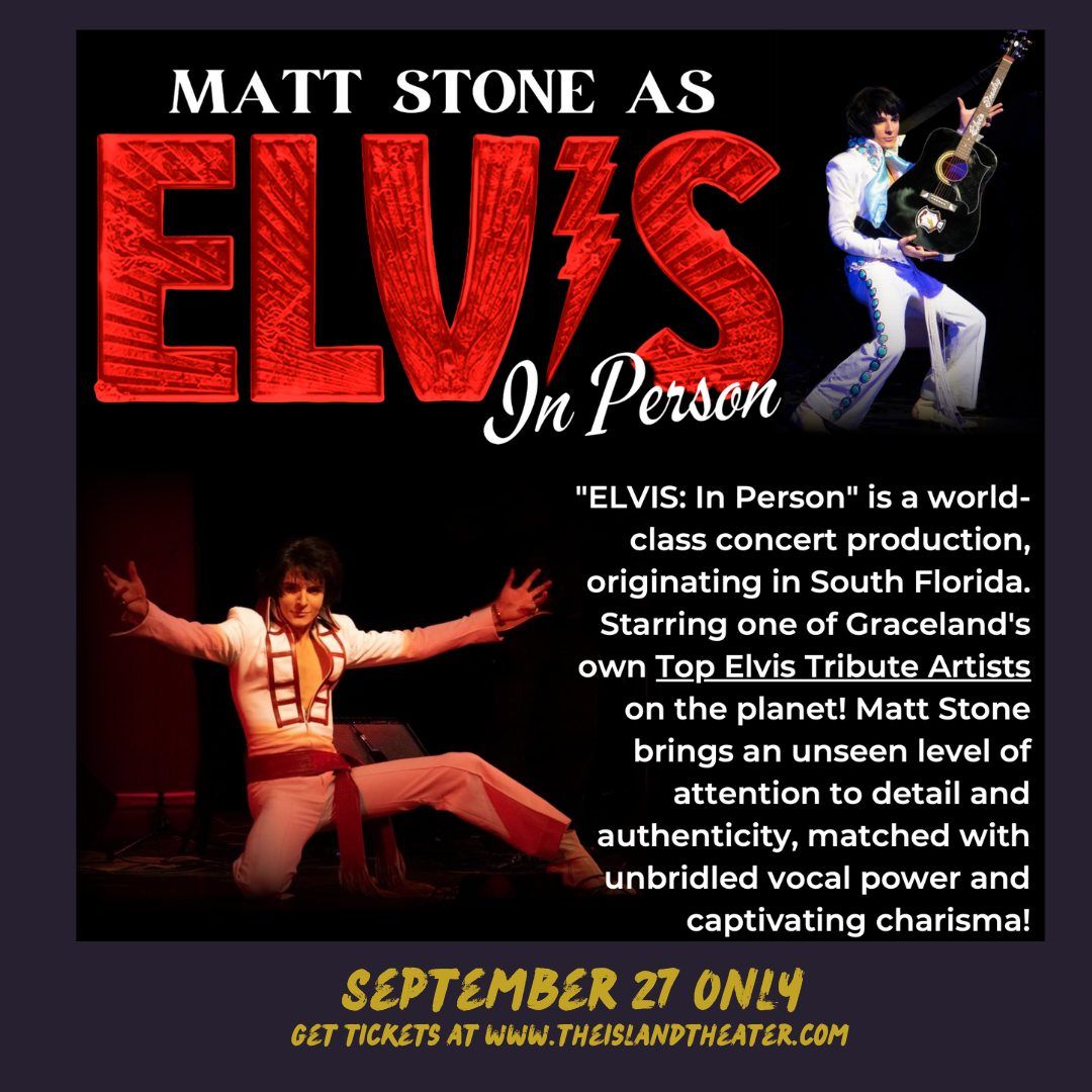 Matt Stone as Elvis in Person! 