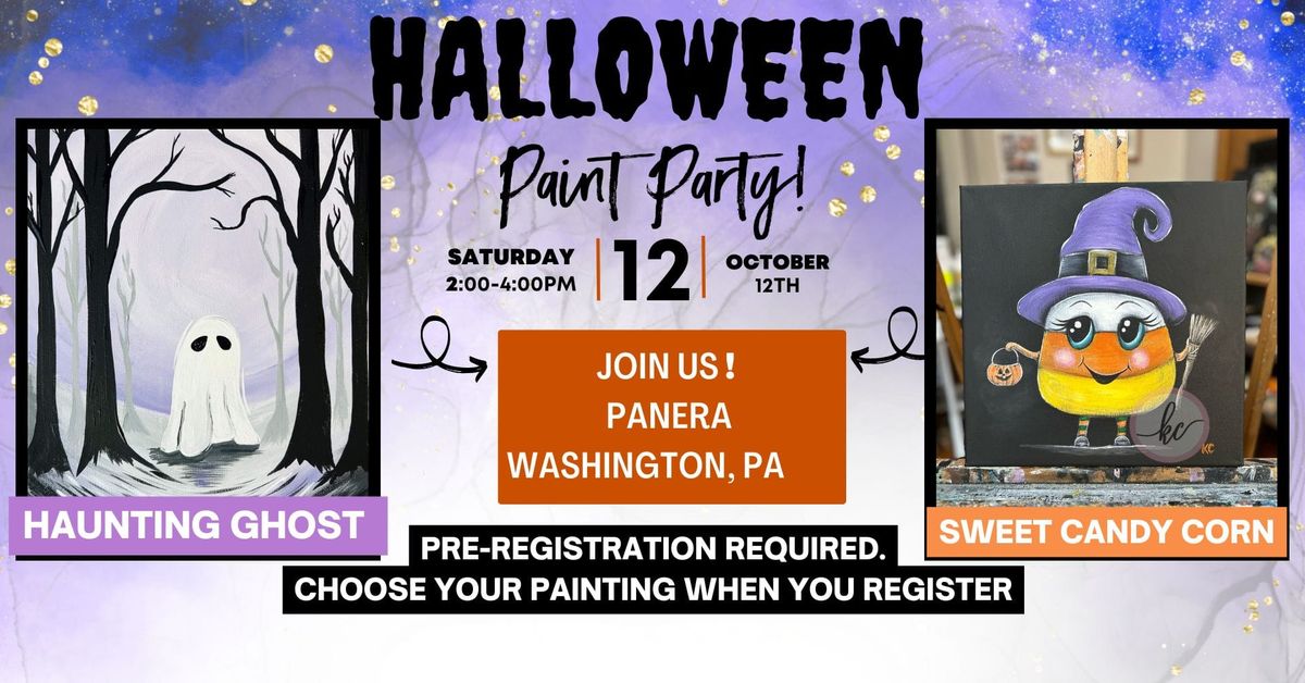 HALLOWEEN PAINT PARTY 10.12.24