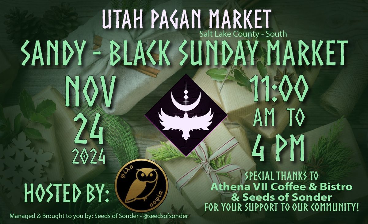 BLACK SUNDAY \u2013 SANDY Utah Pagan Market