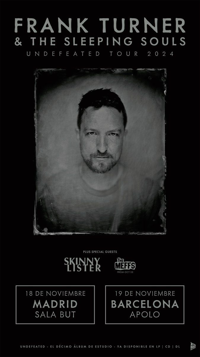 Frank Turner & The Sleeping Souls Madrid Tickets