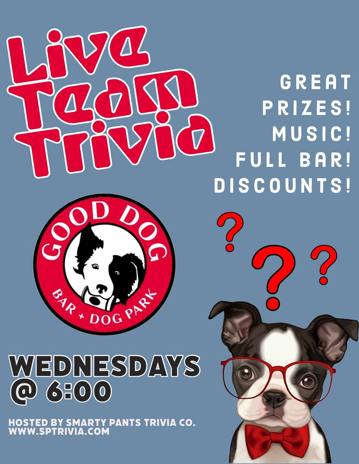 Trivia Night @Good Dog Dog Park & Bar