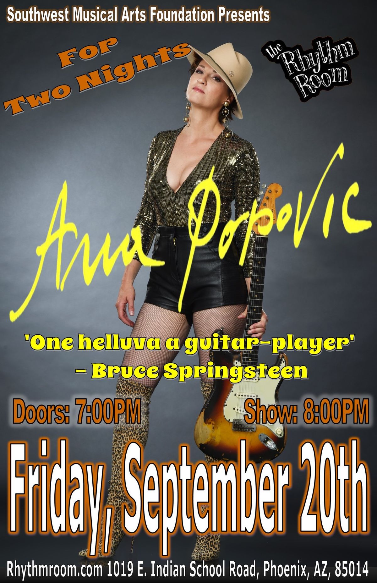 Ana Popovic @ The Rhythm Room