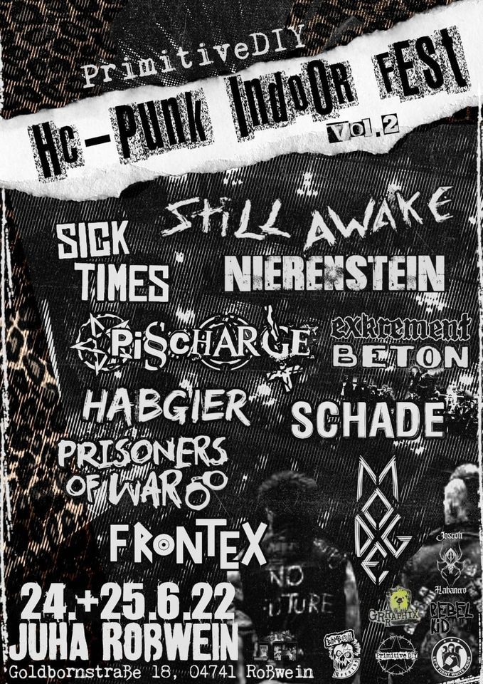 Primitivediy Hc-Punk Indoor Fest #2