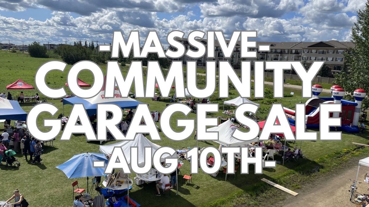 MASSIVE Community Garage Sale! 