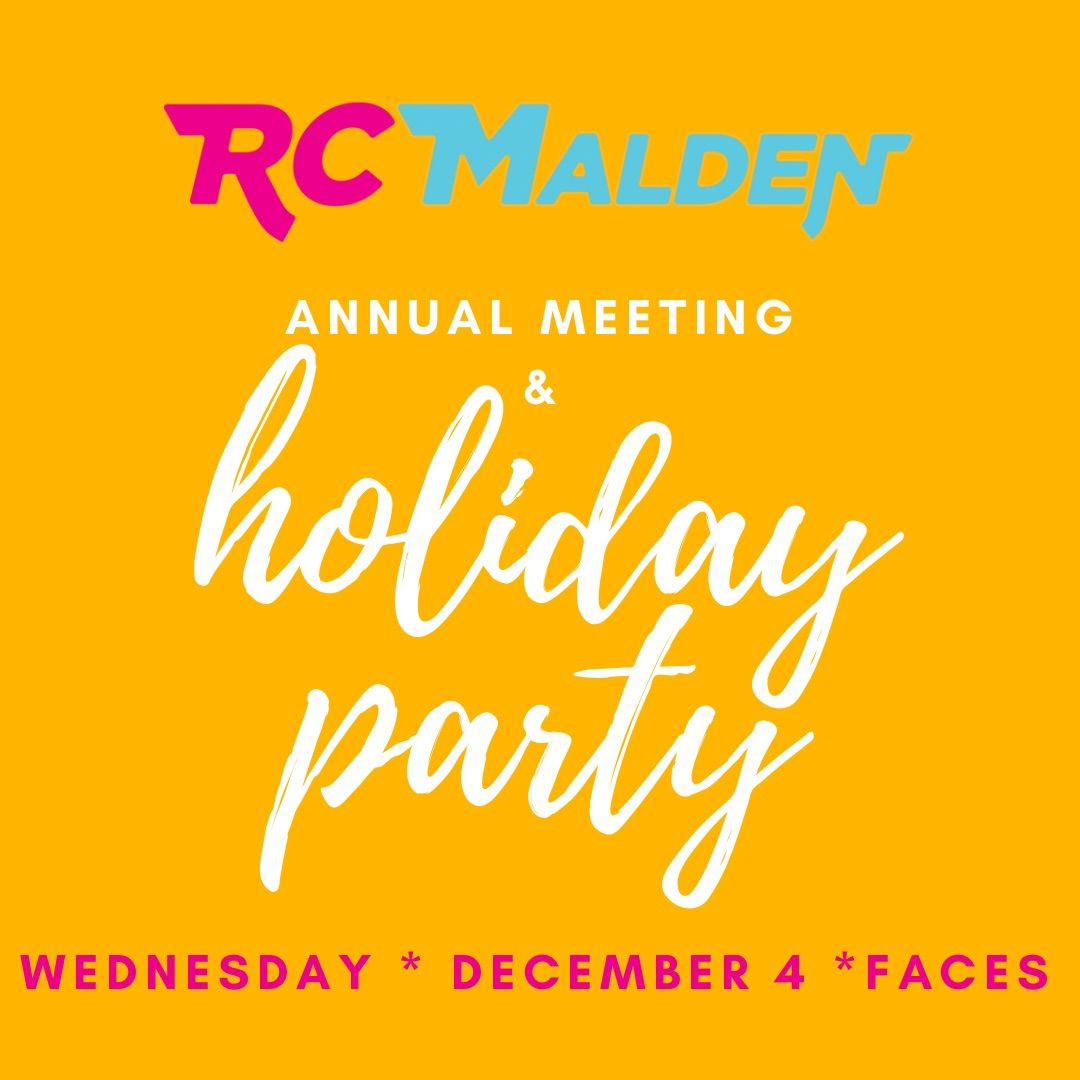 RCMalden Annual Meeting and Holiday Party