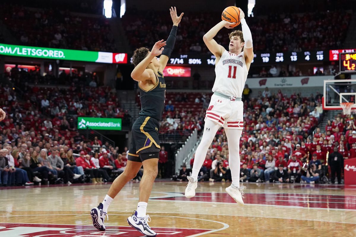 Wisconsin Badgers at Northwestern Wildcats Mens Basketball