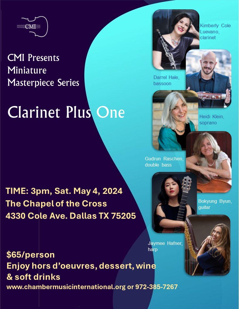 Clarinet Plus One - CMI Miniature Masterpiece Series