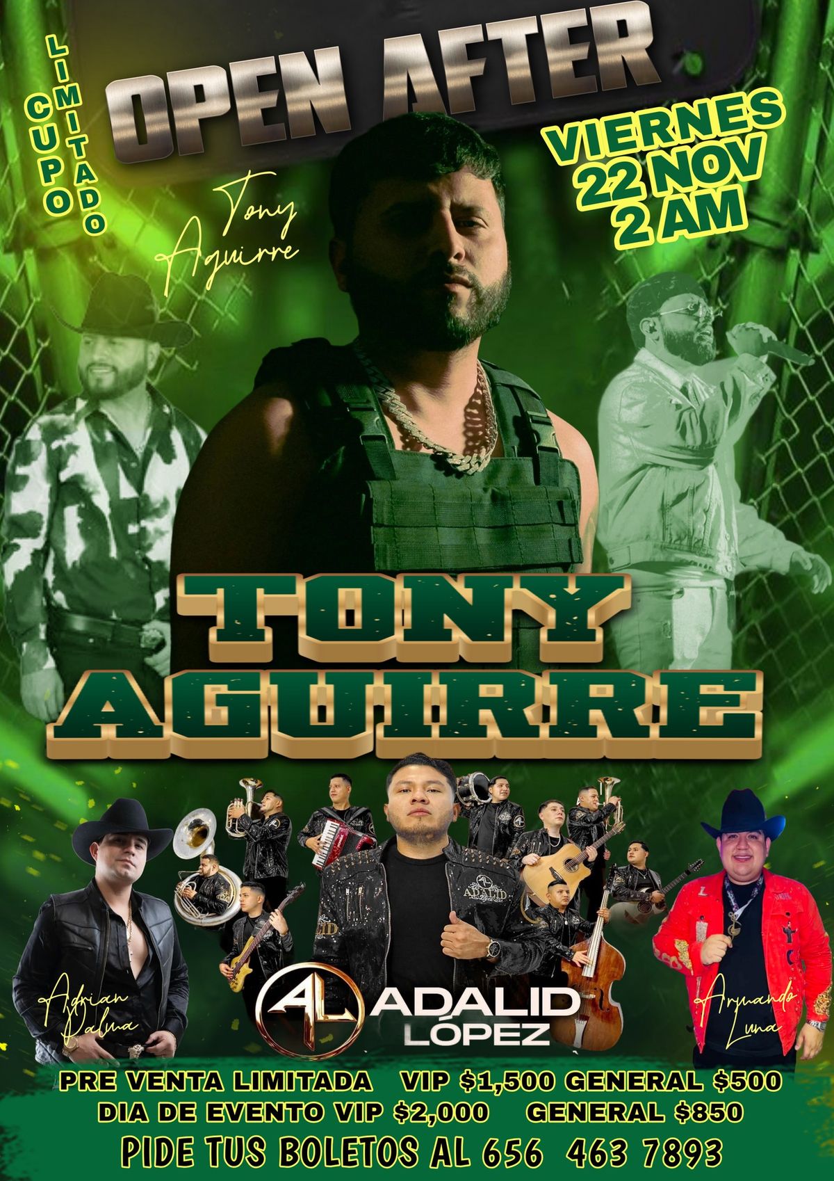 TONY AGUIRRE DE AFTER EN CD JUAREZ CHIH