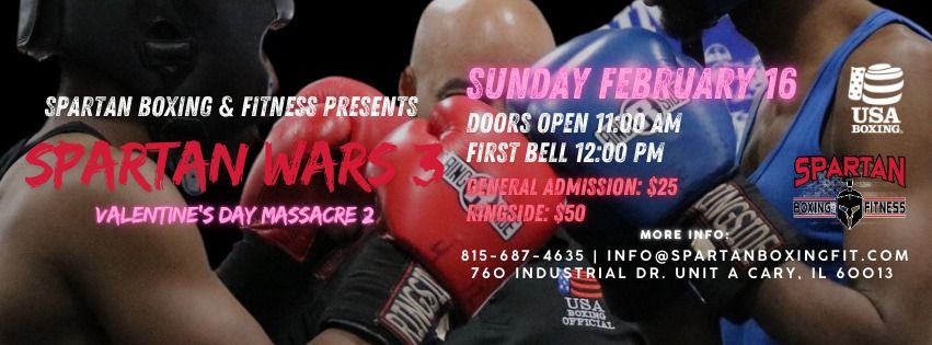 Spartan Wars 3 - LIVE Amateur Boxing