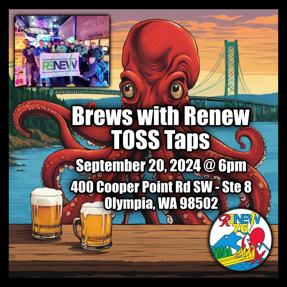 Brews With Renew - TOSS Taps