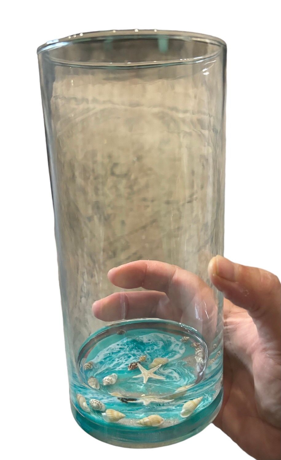 Beachy Resin Glass Vase Workshop - Cool Vibes Pub & Grub