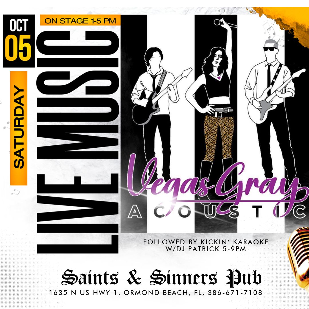 Vegas Gray Trio @ Saints and Sinners Pub