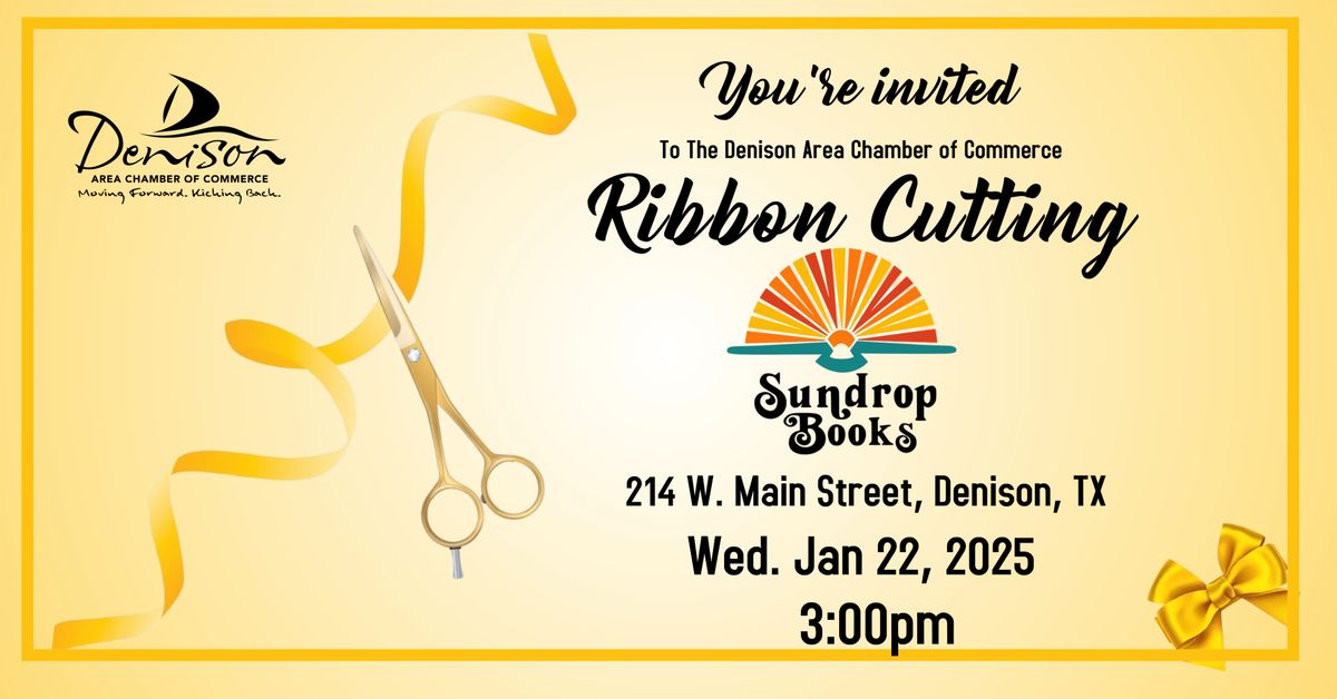 Ribbon Cutting - Sundrop Books 