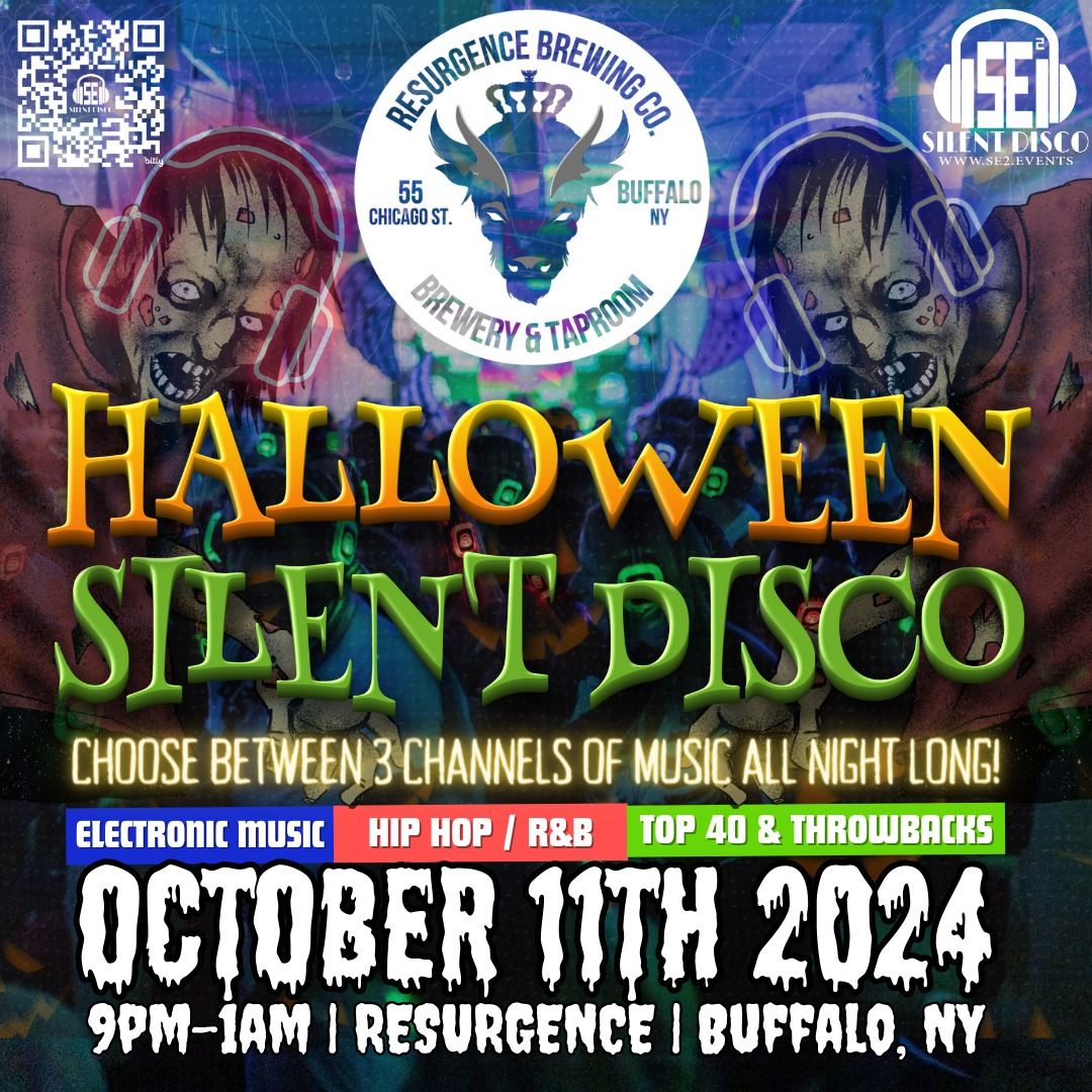 HALLOWEEN SILENT DISCO @ Resurgence Brewing Company! - 10\/11\/24