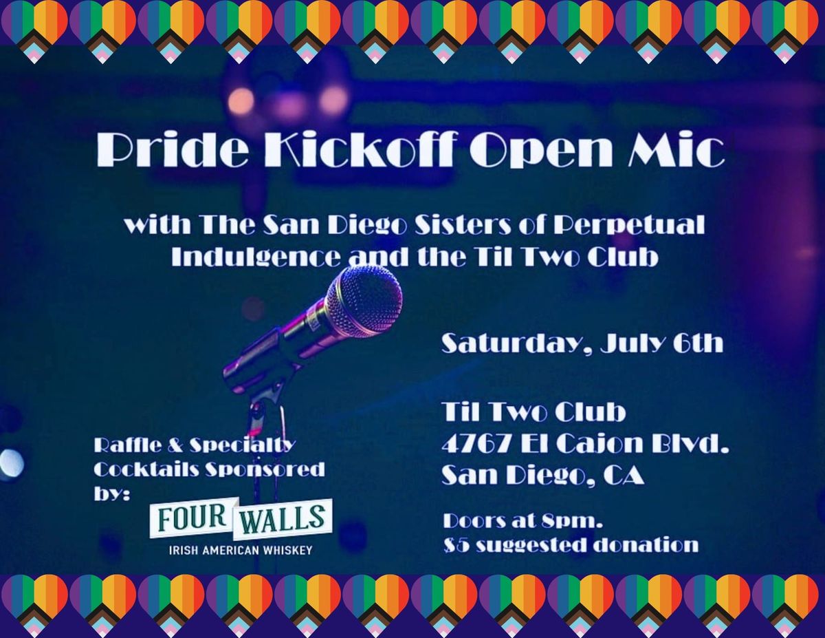 Pride Kickoff Open Mic