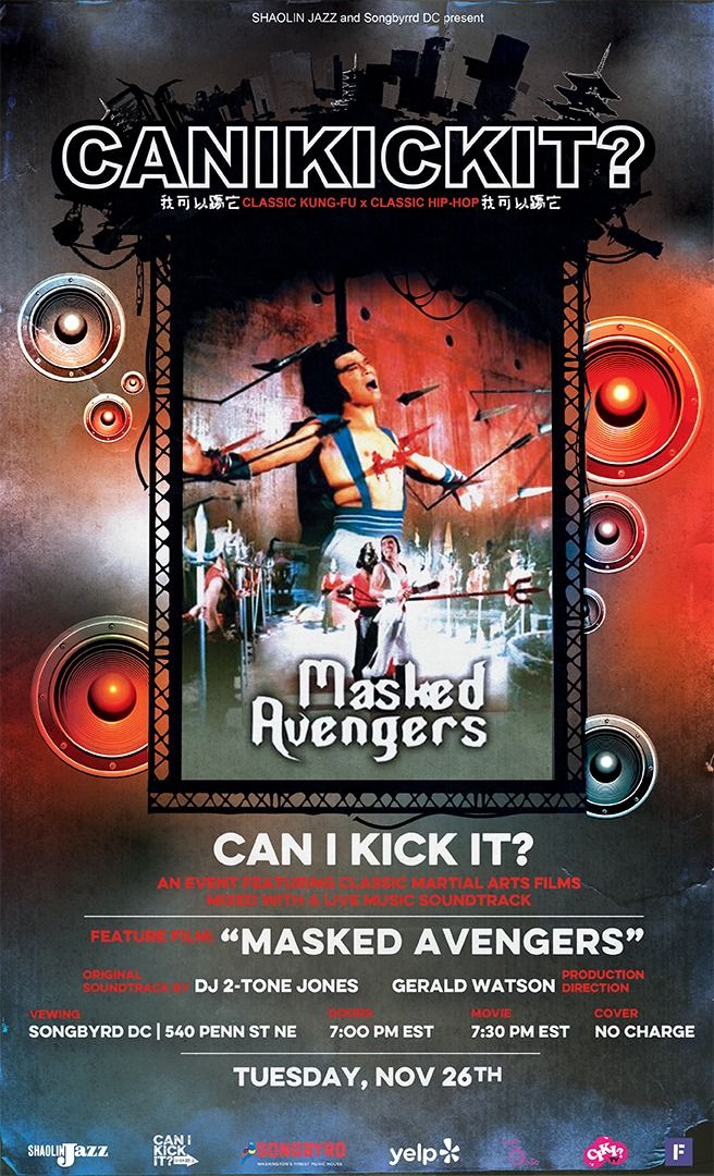 CAN I KICK IT? presents "Masked Avengers" at Songbyrd DC 