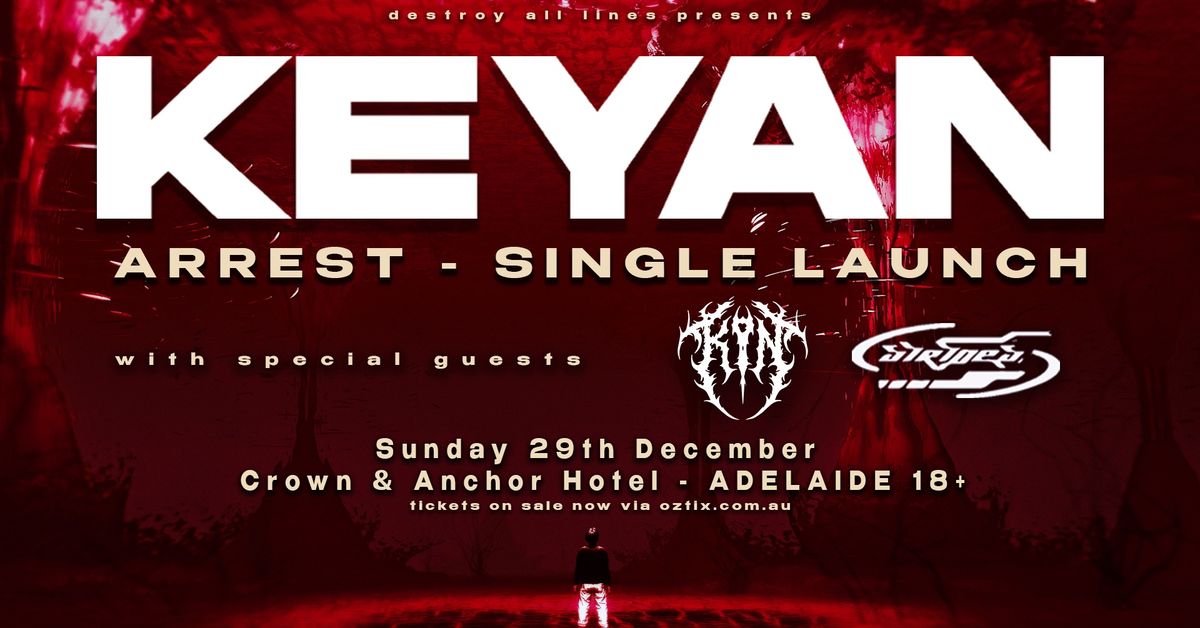 Keyan | Arrest Single Launch | Adelaide 