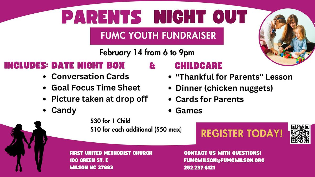 Parents Night Out - Youth Fundraiser