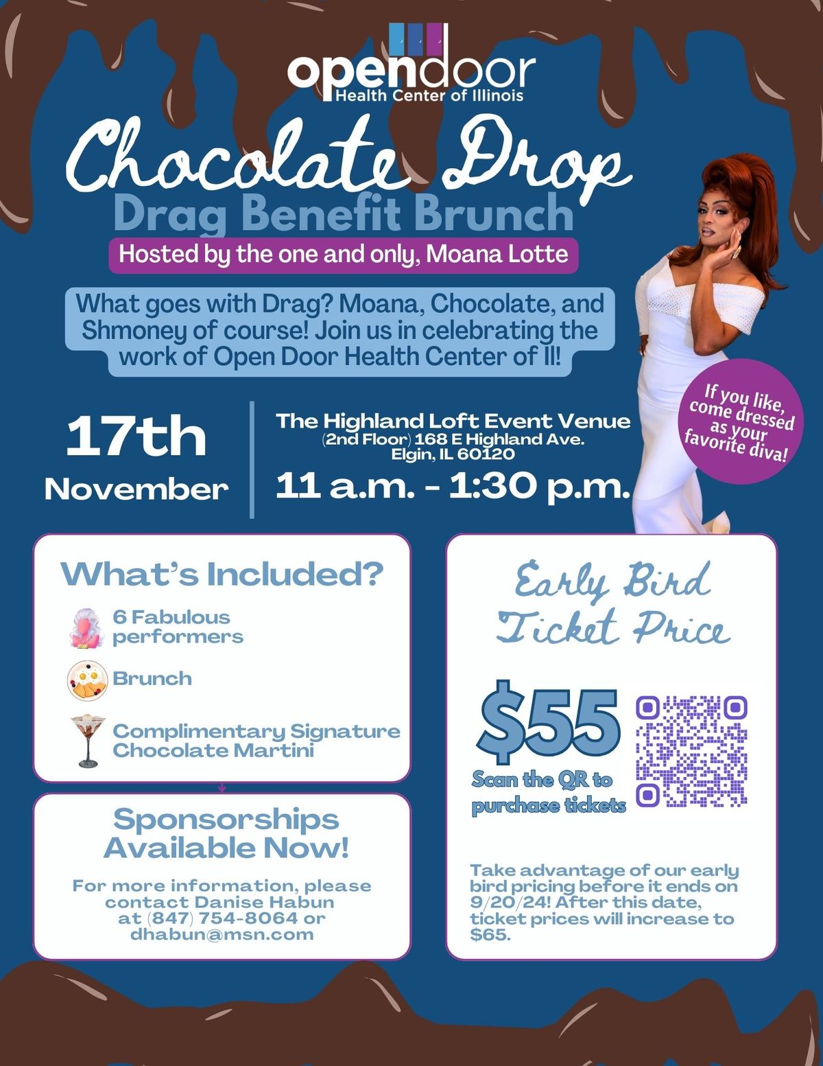 Chocolate Drop Drag Benefit Brunch