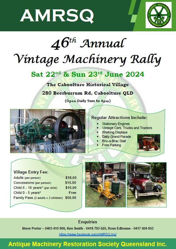 46th. Annual Vintage Machinery Rally.