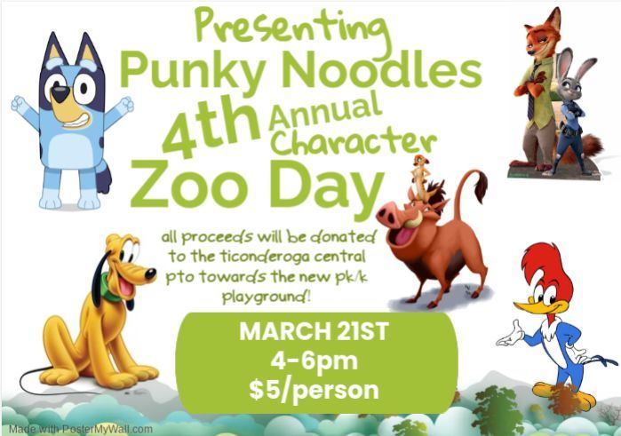 Punky Kid's 4th Annual (character) Zoo Day!