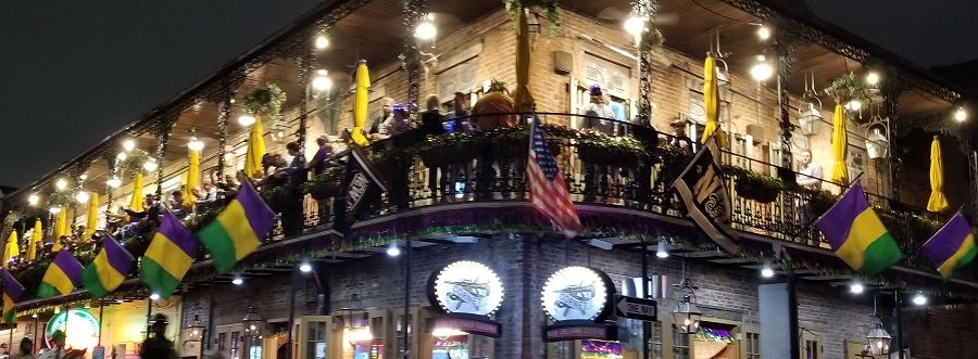 Mardi Gras Balcony Party - Bacchus Sunday