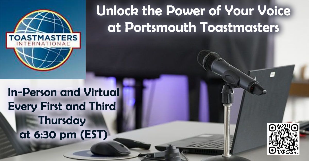 Become a Better Speaker at Portsmouth Toastmasters