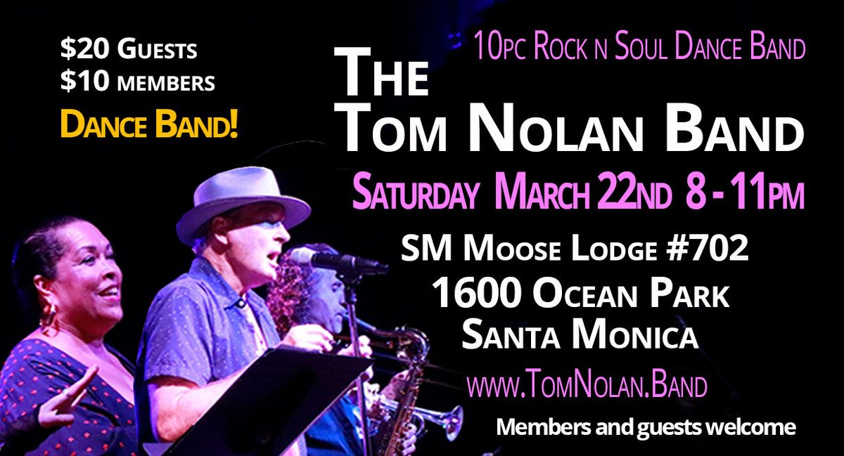 Tom Nolan Band Monthly Dance Party!