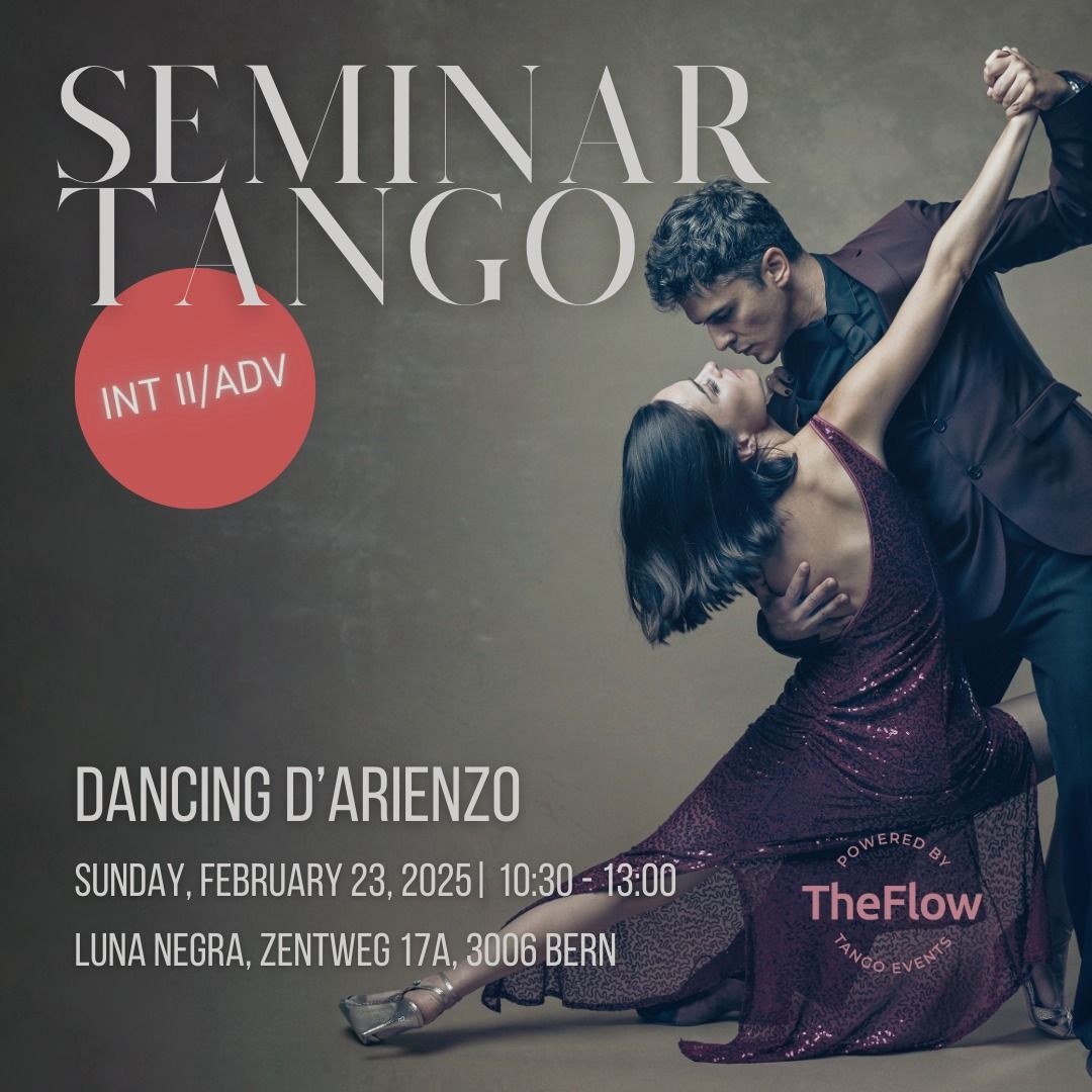 TANGO SEMINAR: DANCING D'ARIENZO