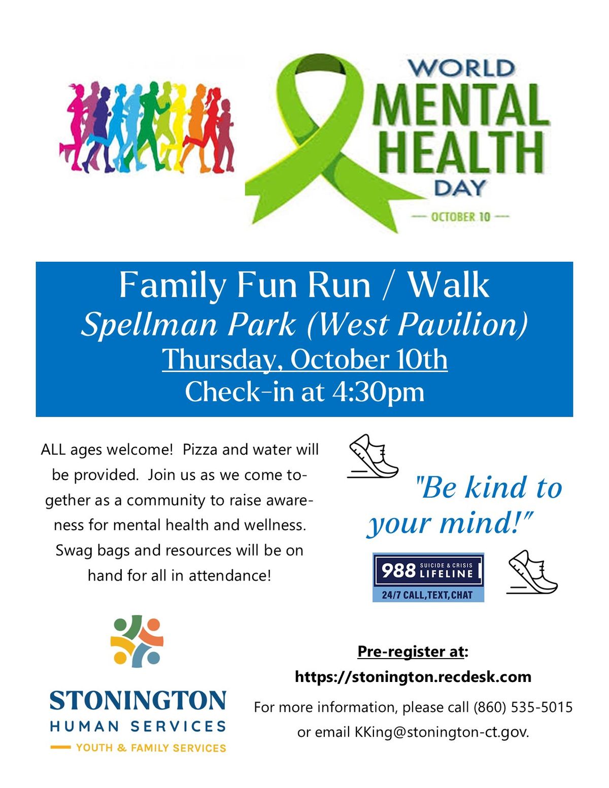 World Mental Health Day - Family Fun Run \/ Walk