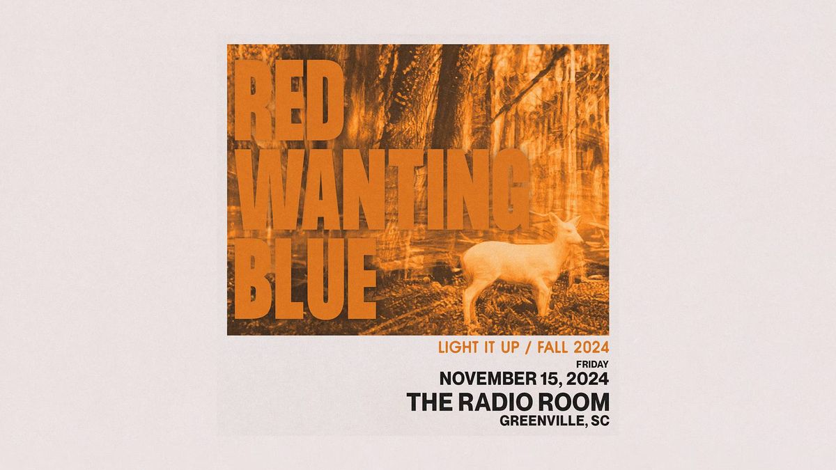 Red Wanting Blue with The Talbott Brothers at Radio Room