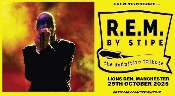 Stipe - A Tribute To R.E.M Live At Lions Den, Manchester