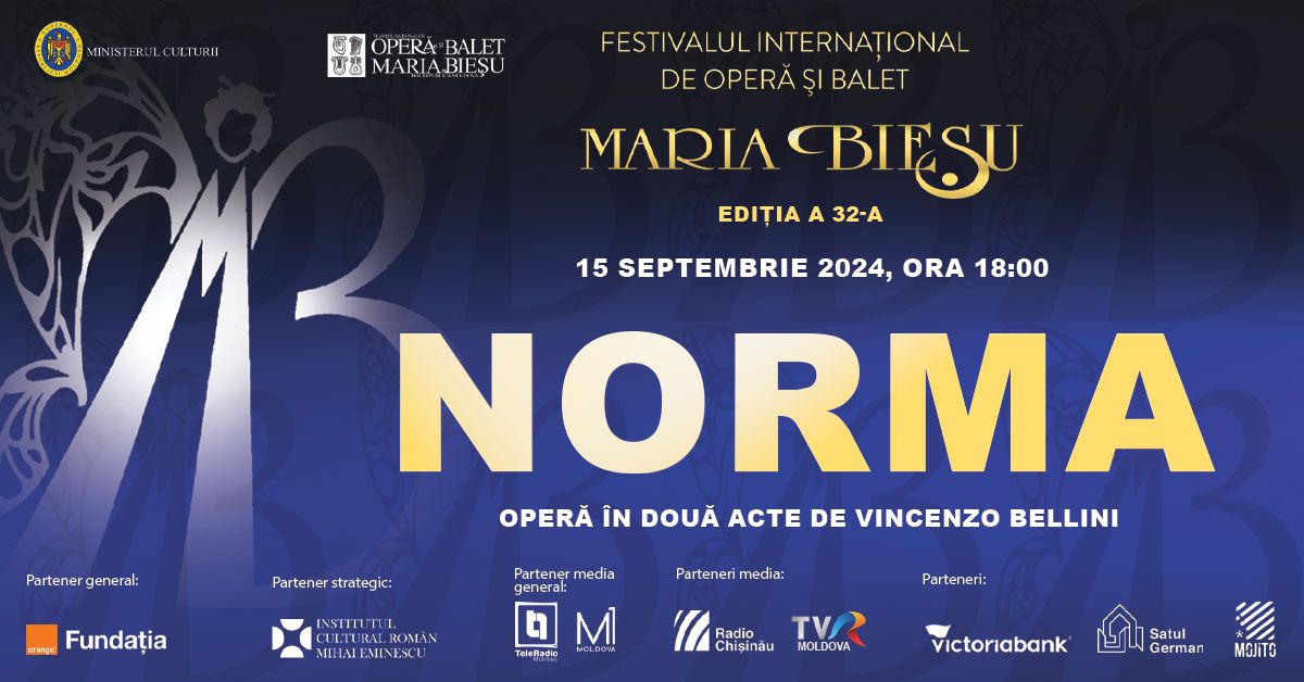 NORMA -oper\u0103 \u00een dou\u0103 acte de Vincenzo Bellini