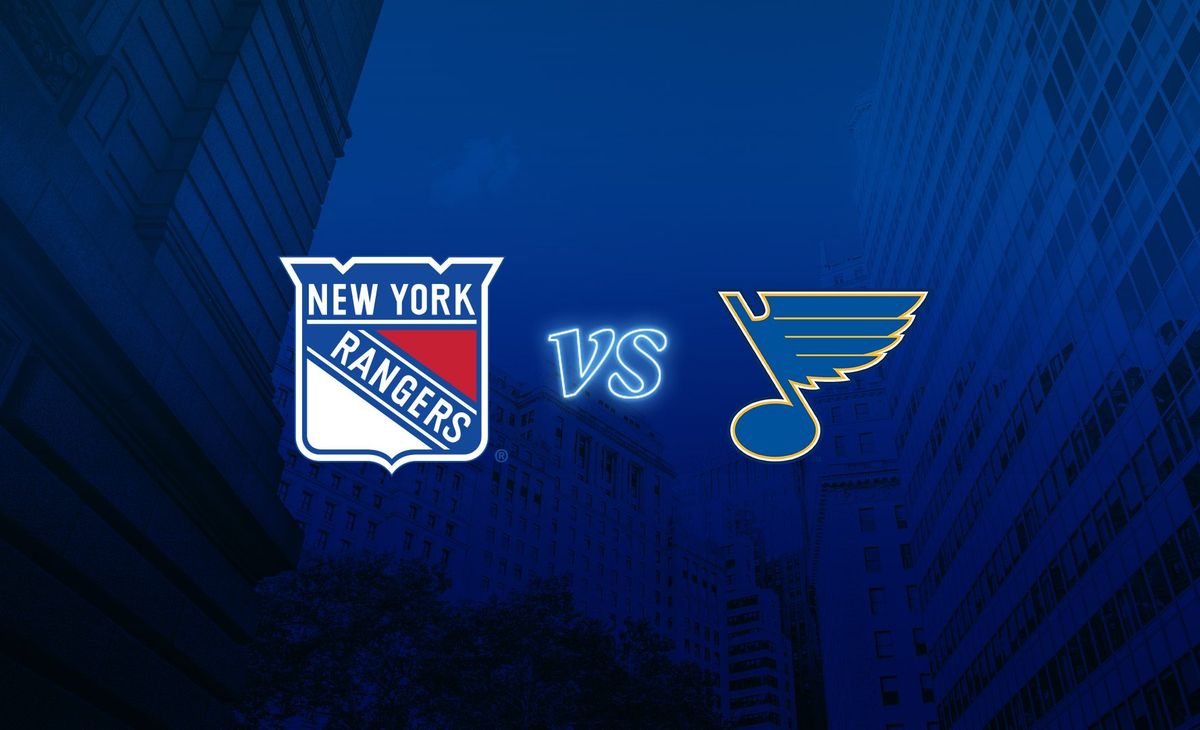 New York Rangers at St. Louis Blues