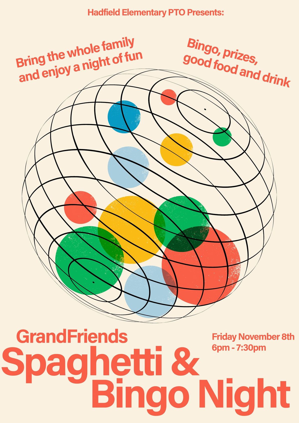 Hadfield Grandfriend\u2019s Spaghetti and Bingo Night