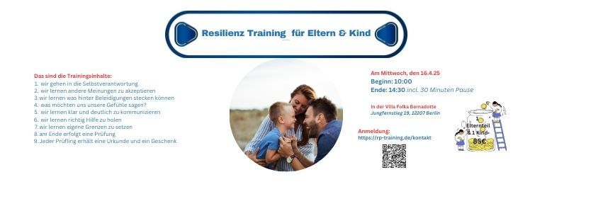 Resilienz Training f\u00fcr Eltern & Kind