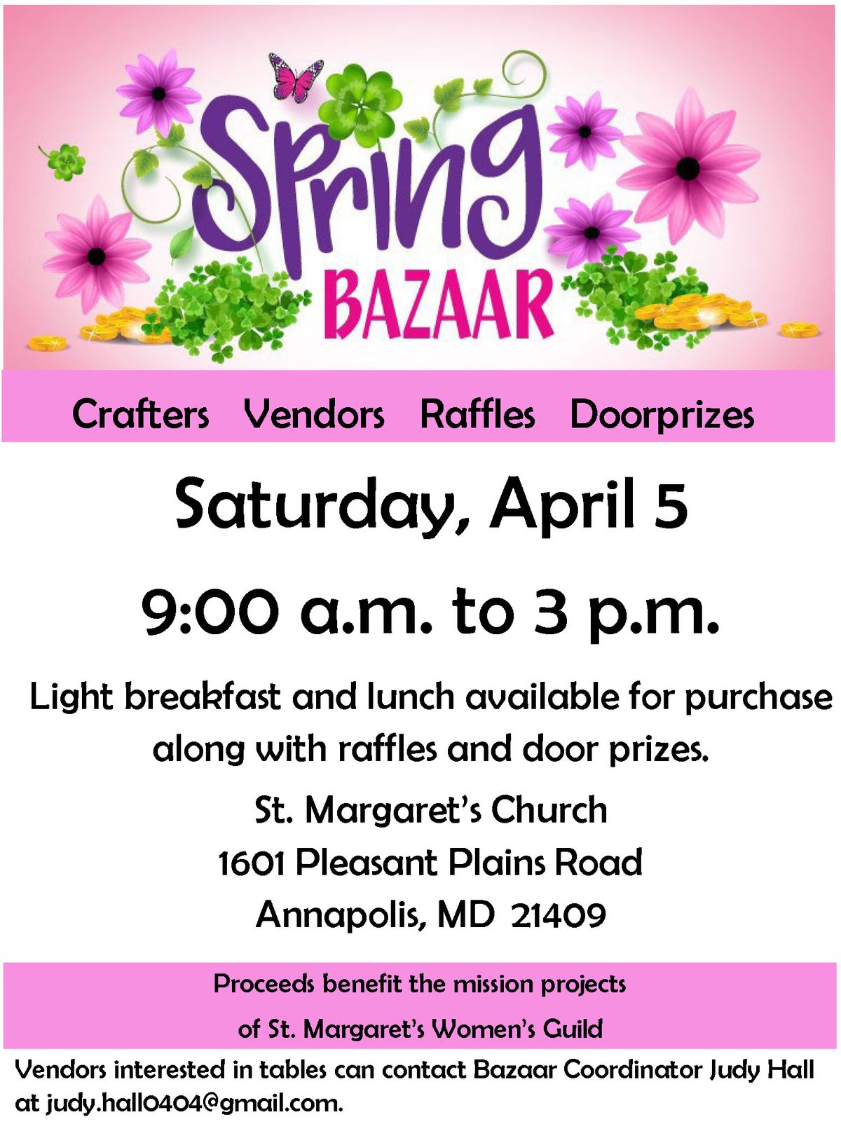 St. Margaret's Church Spring Bazaar